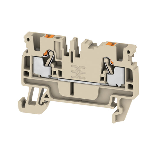 1521850000 - A2C 2.5  ( 1 IN / 1 OUT ) TERMINAL BLOCK CONNECTOR 2 POSITION FEED THROUGH BEIGE 12-28 AWG. Sold in units of 1