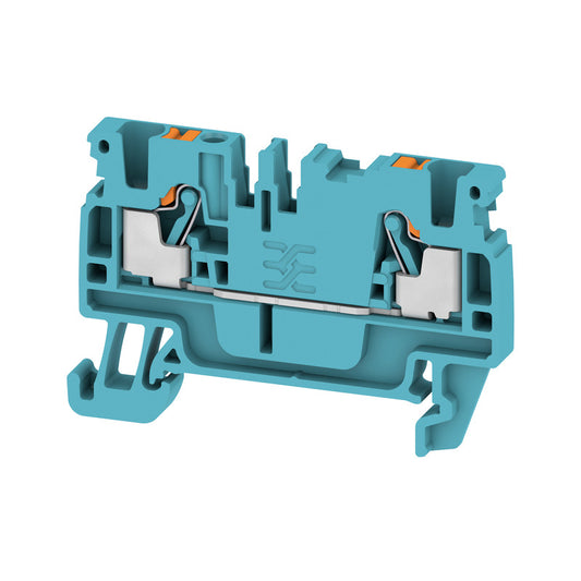 1521880000 - A2C 2.5 TERMINAL BLOCK CONNECTOR 2 POSITION FEED THROUGH BLUE 12-28 AWG. Sold in units of 1