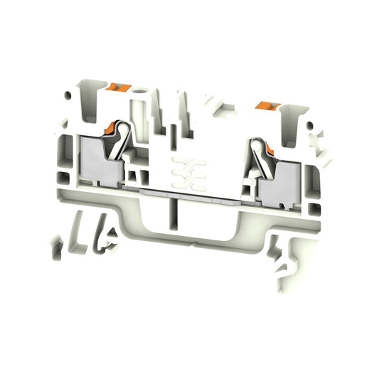 1521970000 - A2C 2.5 TERMINAL BLOCK CONNECTOR 2 POSITION FEED THROUGH WHITE 12-28 AWG. Sold in units of 1