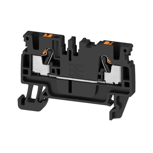 1521980000 - A2C 2.5 TERMINAL BLOCK CONNECTOR 2 POSITION FEED THROUGH BLACK 12-28 AWG. Sold in units of 1