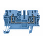 1608520000 - ZDU 2.5 TERMINAL BLOCK CONNECTOR 2 POSITION FEED THROUGH BLUE 12-30 AWG. Sold in units of 1