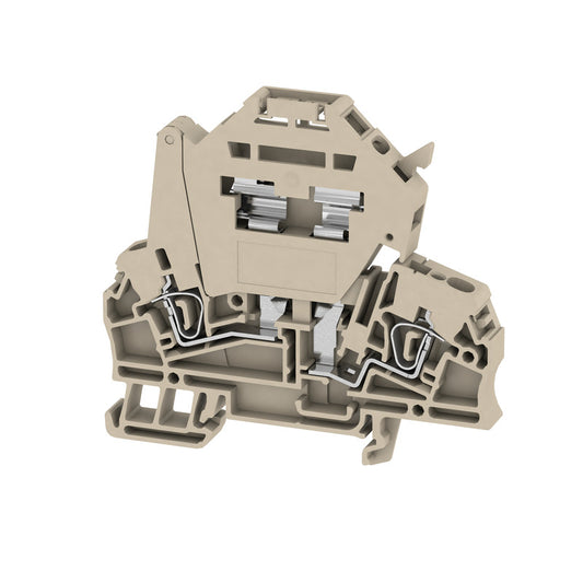 1616400000 - ZSI 2.5 TERMINAL BLOCK CONNECTOR 2 POSITION DISCONNECT BEIGE 12-26 AWG. Sold in units of 1