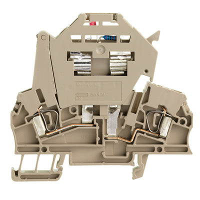 1616420000 - ZSI 2.5/LD 120AC TERMINAL BLOCK CONNECTOR 2 POSITION DISCONNECT BEIGE 12-26 AWG. Sold in units of 1