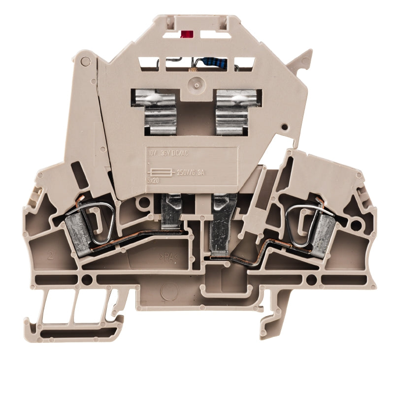 1616440000 - ZSI 2.5/LD 28AC TERMINAL BLOCK CONNECTOR 2 POSITION DISCONNECT BEIGE 12-26 AWG. Sold in units of 1