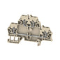 1674300000 - ZDK 2.5/1.5 TERMINAL BLOCK CONNECTOR 4 POSITION FEED THROUGH BEIGE 12-30 AWG. Sold in units of 1