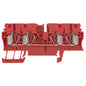 1683420000 - ZDU 2.5/4AN TERMINAL BLOCK CONNECTOR 4 POSITION FEED THROUGH RED 12-30 AWG. Sold in units of 1