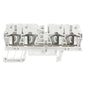 1683480000 - ZDU 2.5/4AN TERMINAL BLOCK CONNECTOR 4 POSITION FEED THROUGH WHITE 12-30 AWG. Sold in units of 1