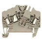 1706010000 - ZDU 2.5-2/3AN TERMINAL BLOCK CONNECTOR 3 POSITION FEED THROUGH BEIGE 12-26 AWG. Sold in units of 1