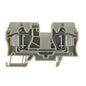 1746750000 - ZDU 10 TERMINAL BLOCK CONNECTOR 2 POSITION FEED THROUGH BEIGE 6-16 AWG. Sold in units of 1