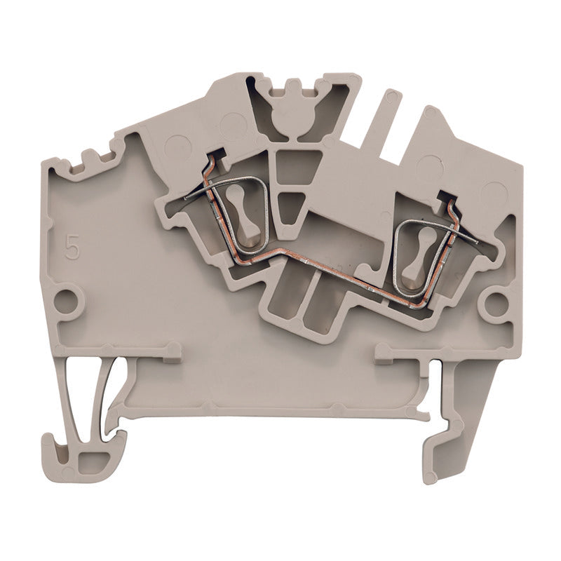 1772060000 - ZDU 2.5-2 TERMINAL BLOCK CONNECTOR 2 POSITION FEED THROUGH BEIGE 12-26 AW. Sold in units of 1