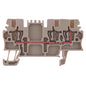 1775530000 - ZDU 1.5/3AN TERMINAL BLOCK CONNECTOR 3 POSITION FEED THROUGH BEIGE 16-30 AWG. Sold in units of 1
