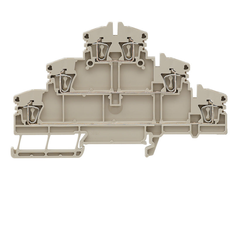 1782300000 - ZDLD 2.5-2N TERMINAL BLOCK CONNECTOR 6 POSITION FEED THROUGH BEIGE 12-26 AWG. Sold in units of 1