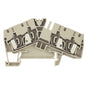 1806980000 - ZDU 4-2/4AN TERMINAL BLOCK CONNECTOR 4 POSITION FEED THROUGH BEIGE 10-26 AWG. Sold in units of 1