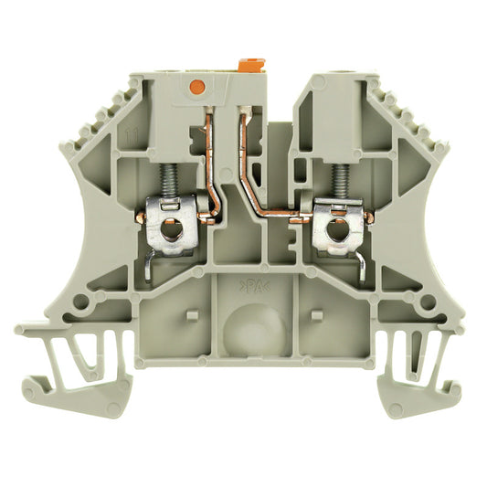 1855610000 - WTR 2.5 TERMINAL BLOCK CONNECTOR 2 POSITION DISCONNECT BEIGE 12-30 AWG. Sold in units of 1