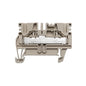 1896110000 - PDU 2.5/4 TERMINAL BLOCK CONNECTOR 2 POSITION FEED THROUGH BEIGE 10-26 AWG. Sold in units of 1