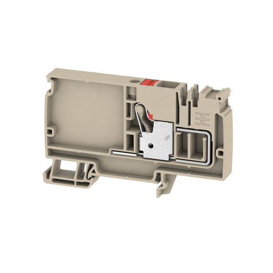 1988190000 - AAP12 10 LO RD TERMINAL BLOCK CONNECTOR 1 POSITION ISOLATED BEIGE 6-20 AWG. Sold in units of 1