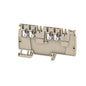 1988230000 - AAP14 2.5 LI-LI TERMINAL BLOCK CONNECTOR 4 POSITION FEED THROUGH BEIGE 12-28 AWG. Sold in units of 1