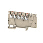 1988290000 - AAP12 2.5 LI RD TERMINAL BLOCK CONNECTOR 5 POSITION FEED THROUGH BEIGE 12-28 AWG. Sold in units of 1