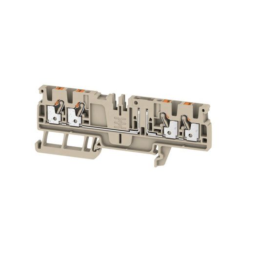 1989950000 - ADT 2.5 4C W/O DTLV TERMINAL BLOCK CONNECTOR 4 POSITION DISCONNECT BEIGE 12-28 AWG. Sold in units of 1