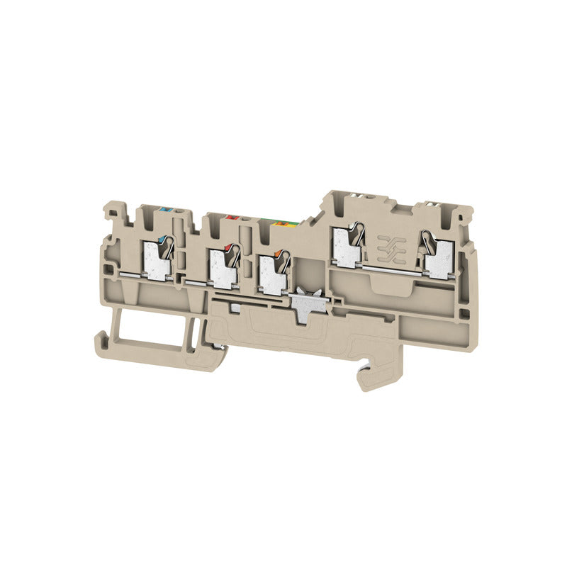 1992230000 - AIO22 1.5 SI-PE ( + / - /  GROUND ET SIGNAL ) TERMINAL BLOCK CONNECTOR 5 POSITION FEED THROUGH BEIGE 14-26 AWG. Sold in units of 1