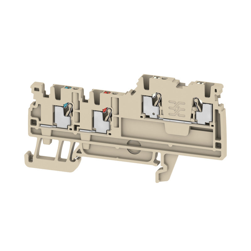 1992260000 - AIO21 1.5 SI ( + / - AND SIGNAL) TERMINAL BLOCK CONNECTOR 4 POSITION FEED THROUGH BEIGE 14-26 AWG. Sold in units of 1