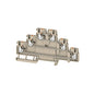2428510000 - A3T 2.5 TERMINAL BLOCK CONNECTOR 6 POSITION FEED THROUGH BEIGE 12-28 AWG. Sold in units of 1
