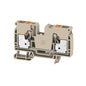 2490360000 - A2C 10 TERMINAL BLOCK CONNECTOR 2 POSITION FEED THROUGH BEIGE 6-20 AWG, PUSH IN, 10 MM², 1000 V. Sold in units of 1