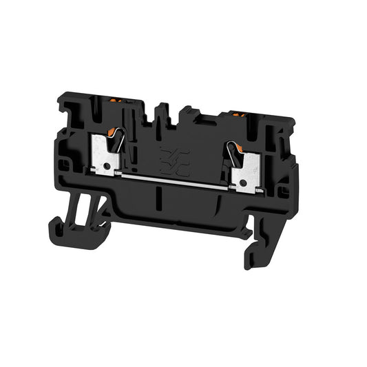 2508170000 - A2C 1.5 BK TERMINAL BLOCK CONNECTOR 2 POSITION FEED THROUGH BLACK 14-26 AWG, PUSH IN, 500 V. Sold in units of 1