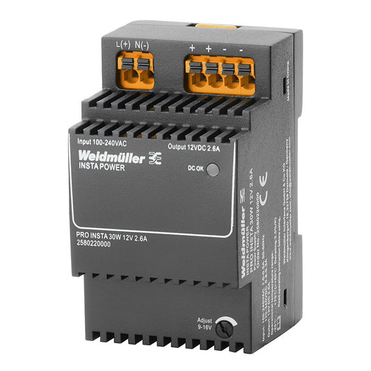 2580220000 - POWER SUPPLY 12 VOLT 2.6 AMPÈRES. Sold in units of 1