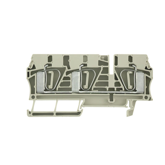 7907410000 - ZDU 6/3 AN TERMINAL BLOCK CONNECTOR 3 POSITION FEED THROUGH BEIGE 8-22 AWG. Sold in units of 1
