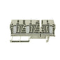 7907410000 - ZDU 6/3 AN TERMINAL BLOCK CONNECTOR 3 POSITION FEED THROUGH BEIGE 8-22 AWG. Sold in units of 1