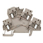 8670750000 - ZDK 4-2 2-TIER TERMINAL BLOCK CONNECTOR 4 POSITION FEED THROUGH BEIGE 10-26 AWG. Sold in units of 1