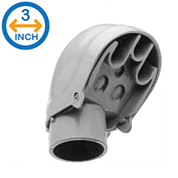 REF45 - 3 CONDUIT SERVICE ENTRANCE FITTINGS - 2/BOX. Sold in units of 1