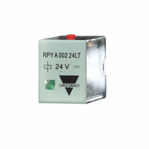 RPYA002A24L - RELAY DPDT 2 FORM C CONTACTS 10A 24VAC COIL LED. Sold in units of 1