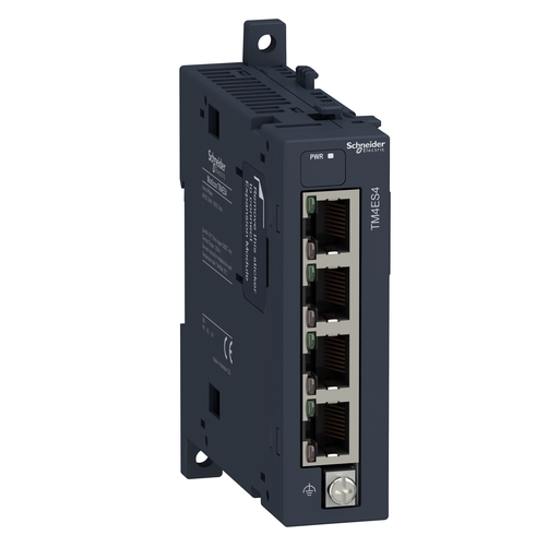 TM4ES4 - MODULE NETWORK TM4-4 ETHERNET SWITCHS. Sold in units of 1