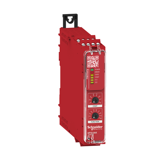 XPSUAK12AP - SAFMOD MULTFNC 2I 3O CAT4 24V SCR. Sold in units of 1