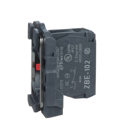 ZB5AZ102 - CONTACT BLOCK FOR PUSHBUTTON SWITCH. Sold in units of 1
