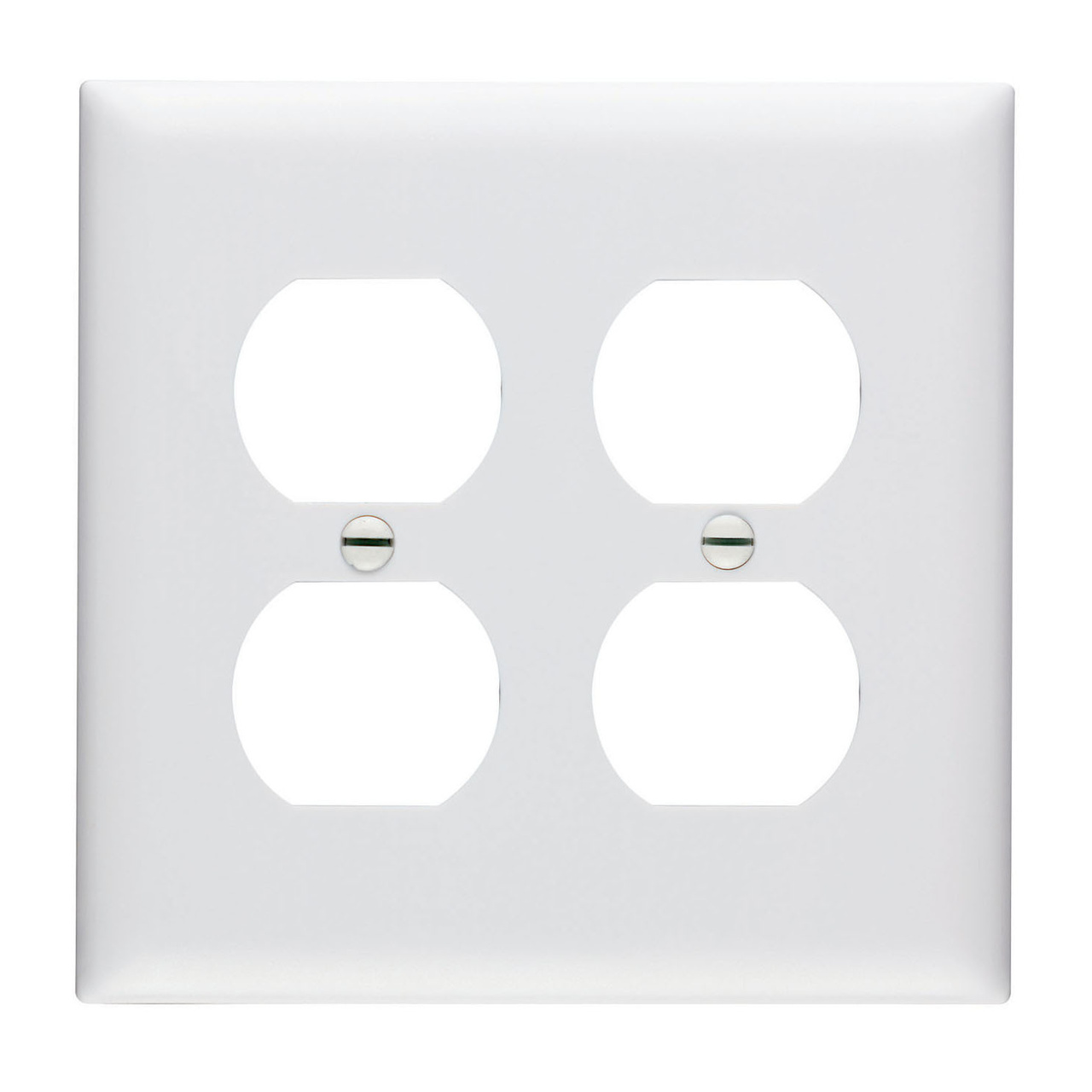 TP82W - TRADEMASTER 2G DUPLEX RECEPTACLE NYLON WP WHITE. Sold in units of 1