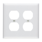 TP82W - TRADEMASTER 2G DUPLEX RECEPTACLE NYLON WP WHITE. Sold in units of 1