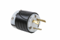 L530P - TURNLOK 30A 125V 2P 3 WIRE BLACK BACK WHITE FRONT BODY PLUG. Sold in units of 1