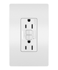 1597W - SELF-TEST GFCI RECEP 15A 120V 20A F, WHITE. Sold in units of 1