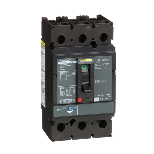 JDL36225 - MCCB 3P, 600V, 225A. Sold in units of 1