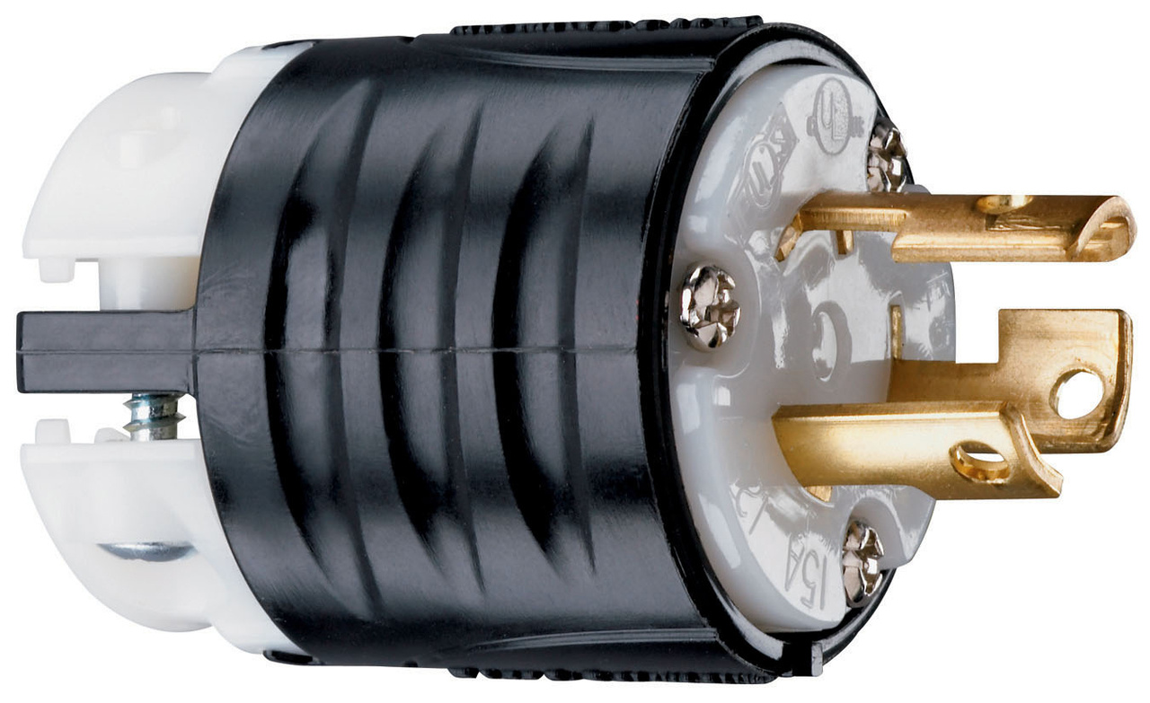 PSL515P - TURNLOK 15A 125V 2P 3-WIRE PLUG. Sold in units of 1