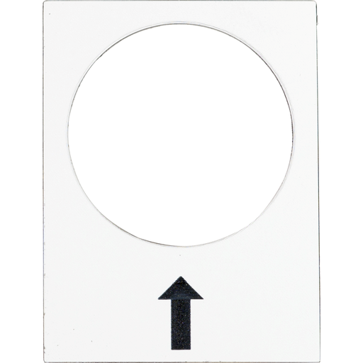 ZB2BY4907 - LEGEND PLATE FOR PENDANT CONTROL STATION. Sold in units of 1