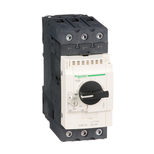 GV3P40 - MANUAL STARTER 600VAC 40A IEC. Sold in units of 1