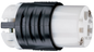 PS5469X - 20A 250V STRAIT BLD EHU SPEC GRD CONNECTOR BLACK & WHITE. Sold in units of 1
