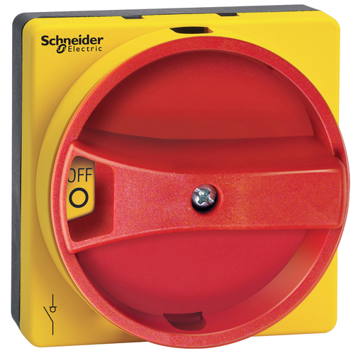 VLSH1S5R - RECESSED RED HANDLE SCREW FIXING. Sold in units of 1
