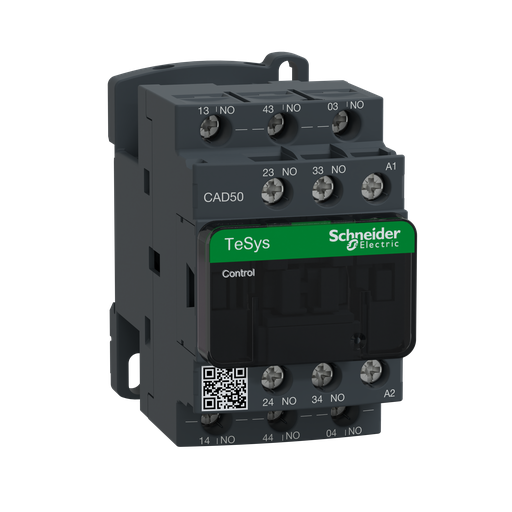 CAD50M7 - INDUSTRIAL RELAY 5NO 220V 50/60HZ. Sold in units of 1