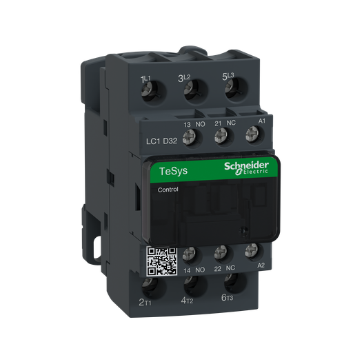 LC1D32G7 - CONT 32A 1NO+1NC 120V 50/60 HZ. Sold in units of 1