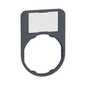 ZBY6102 - LEGEND PLATE FOR PUSHBUTTON SWITCH. Sold in units of 1